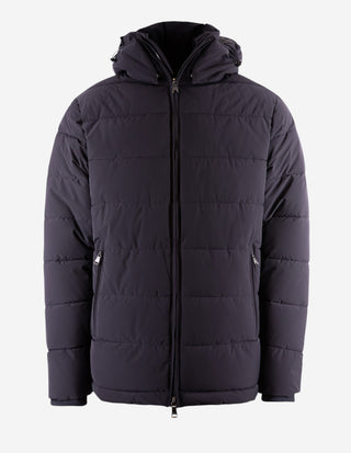 Hooded Puffer Jacka Navy