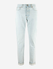 Davide Regular Selvedge Jeans Tvättad Blå