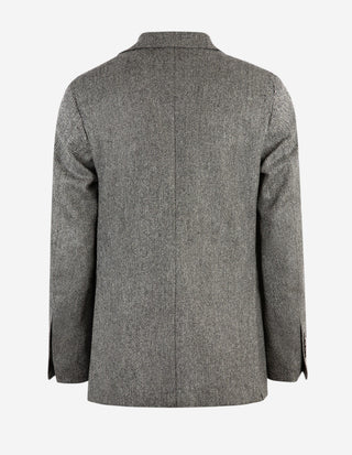 Firenze Blazer Moon Tweed Fiskben Grå
