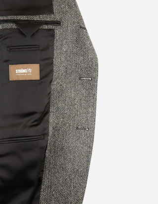 Firenze Blazer Moon Tweed Fiskben Grå