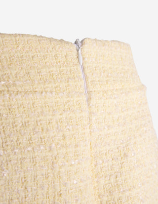 Sivan Kjol Bouclé Creme