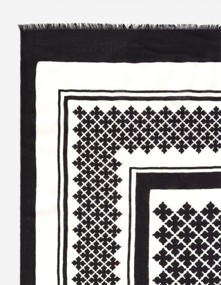 Julee Scarf Ull Svart One Size