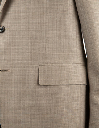 Leader Kostym Ull Ljusbeige