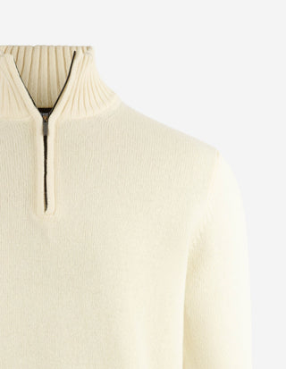 Zip-tröja Ull/Cashmere Benvit