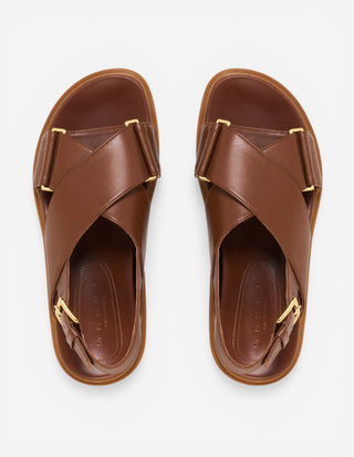Sandal Läder Brun