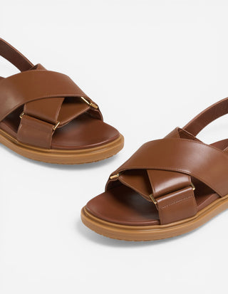 Sandal Läder Brun