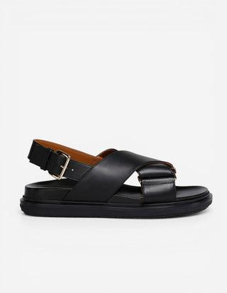 Sandal Läder Svart