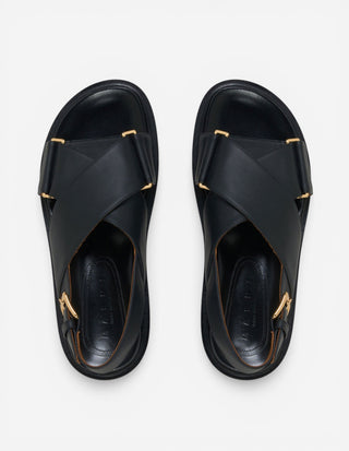 Sandal Läder Svart