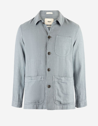 Constantin Overshirt Linne Blå