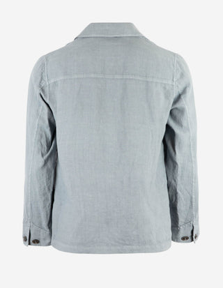 Constantin Overshirt Linne Blå