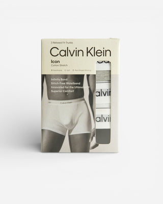 Relaxed Dart Trunk 3 Pack Svart/Vit/Grå