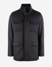 Field Jacket Ull/Cashmere Navy