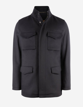 Field Jacket Ull/Cashmere Navy