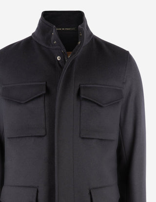 Field Jacket Ull/Cashmere Navy