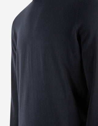 Oakford Tröja Rundhals Hight Twist Bomull Navy