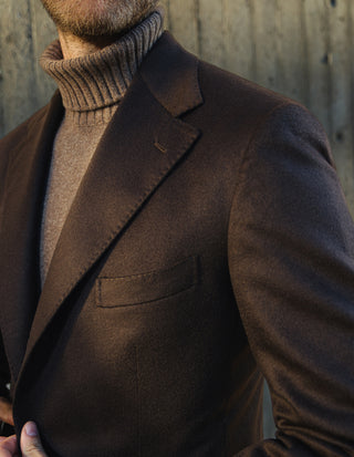Sartorial Jacket Piacenza Cashmere Mörkbrun