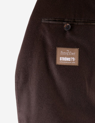 Sartorial Jacket Piacenza Cashmere Mörkbrun