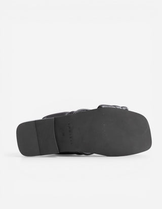Padded Crossed Slip-In Svart
