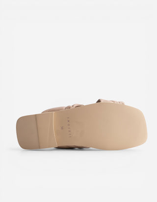 Padded Crossed Slip-In Beige