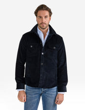 Firenze Overshirt Manchester Marinblå