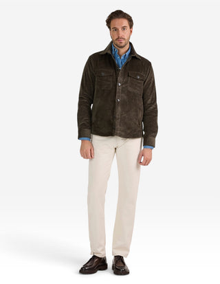 Firenze Overshirt Manchester Olivgrön