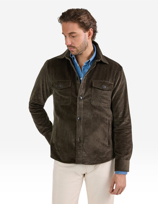 Firenze Overshirt Manchester Olivgrön