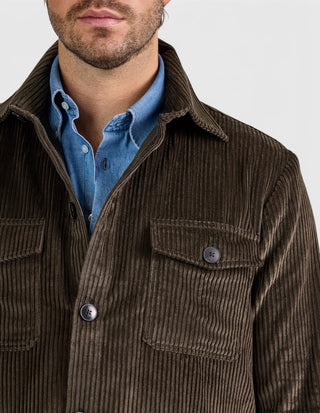 Firenze Overshirt Manchester Olivgrön