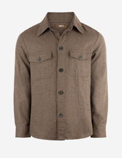Firenze Overshirt Flanell Nougat