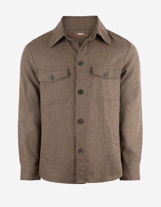 Firenze Overshirt Flanell Nougat