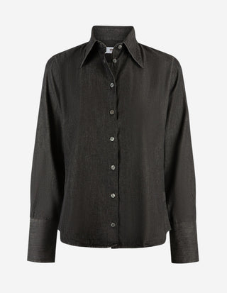 Molly Skjorta Denim Svart