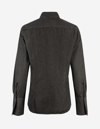 Molly Skjorta Denim Svart