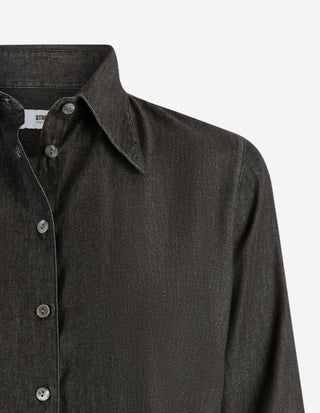Molly Skjorta Denim Svart