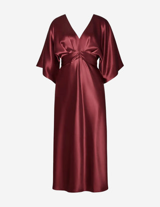 Juno Klänning Burgundy