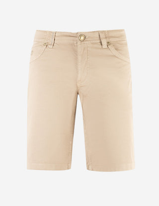 5-pkt Pan Oxford Shorts Gråbeige