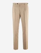 Retro Theca 2P Byxa Ull Siden Loro Piana Beige