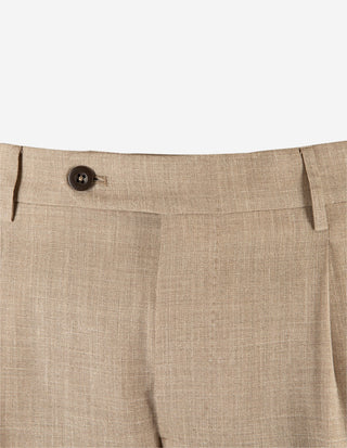Retro Theca 2P Byxa Ull Siden Loro Piana Beige