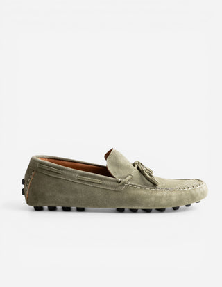 Car Shoe Mockasin Mocka Grön