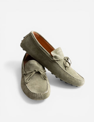 Car Shoe Mockasin Mocka Grön