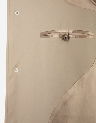 Sartorial Raglan Rock Twill Vattenavvisande Beige