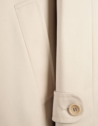 Sartorial Raglan Rock Twill Vattenavvisande Ljusbeige