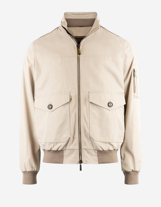 Aiden Bomber Jacka Gråbeige
