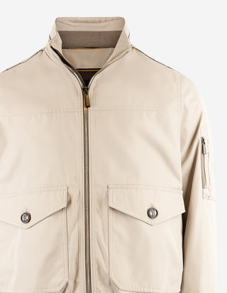 Aiden Bomber Jacka Gråbeige