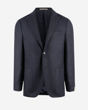 Drop7 Kavaj Ull Cashmere Mörkblå