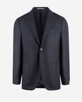 Drop7 Kavaj Ull Cashmere Mörkblå