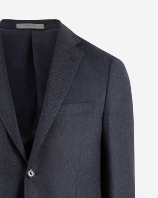 Drop7 Kavaj Ull Cashmere Mörkblå