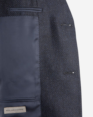 Drop7 Kavaj Ull Cashmere Mörkblå