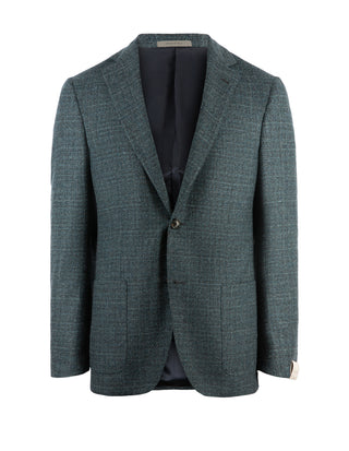 Drop7 Kavaj Ull Cashmere Petrol Blå