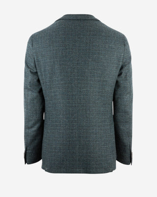 Drop7 Kavaj Ull Cashmere Petrol Blå