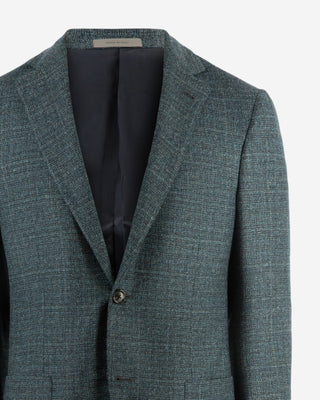 Drop7 Kavaj Ull Cashmere Petrol Blå