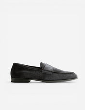 Penny Loafer Mocka Mörkblå